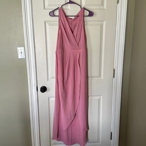 Pink Flowy Sleeveless Dress